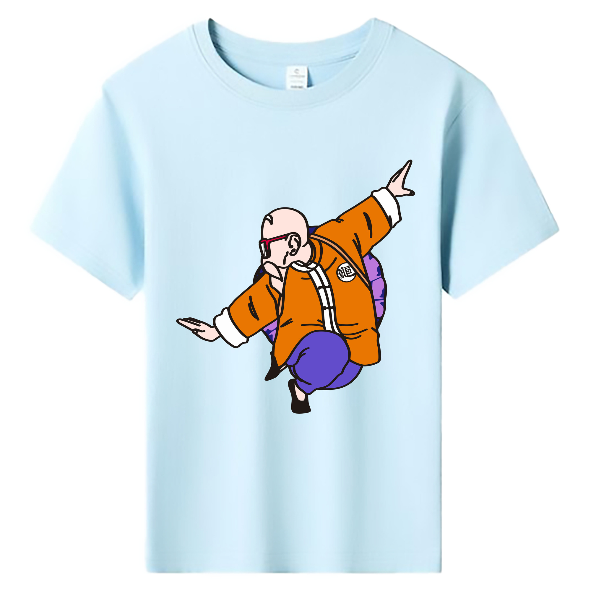 （画像用） ドラゴンボール 亀仙人（かめせんにん） DRAGON BALL Master Roshi Kame Sennin 綿100％キッズTシャツ（フロントプリント）
